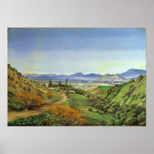 Poster Norte - Santiago Desde Apoquindo