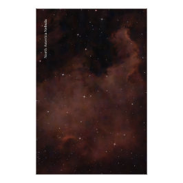 Póster North America Nebula space