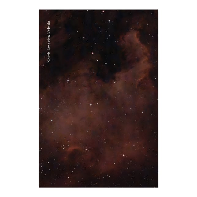 Póster North America Nebula space (Frente)