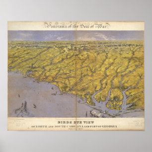Póster North and South Carolina 2