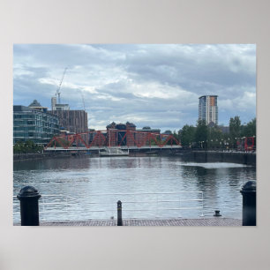 Poster North Bay Manchester City Inglaterra Reino Unido