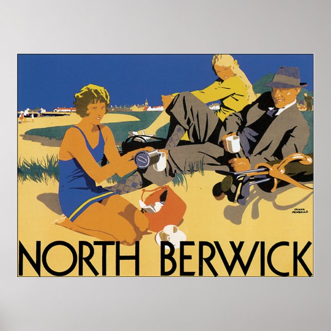 Poster North Berwick (Frente)