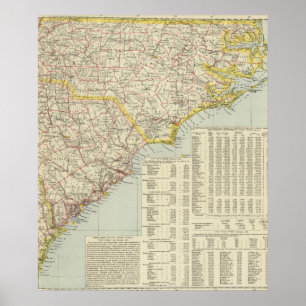 Poster North Carolina e South Carolina 2
