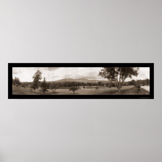 Poster North Conway NH Foto 1910 (Frente)