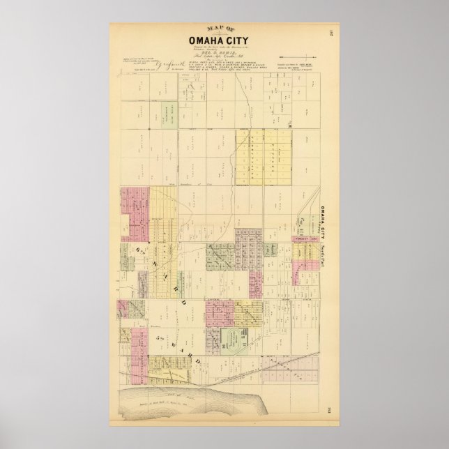 Poster North Omaha, Nebraska (Frente)