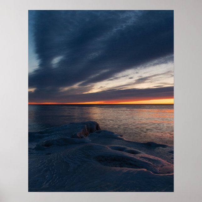 Póster North Point Sunrise Milwaukee, Wisconsin (Frente)