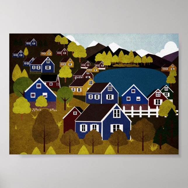 Poster Noruega (Frente)