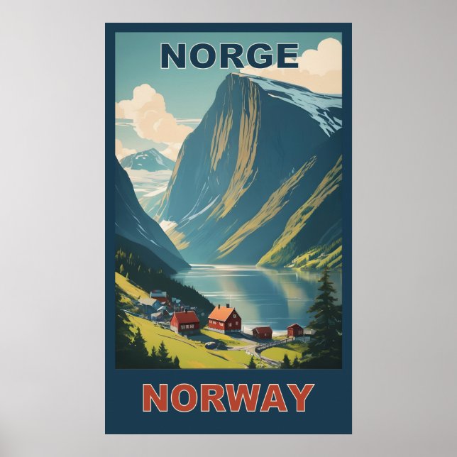Poster Noruega (Frente)