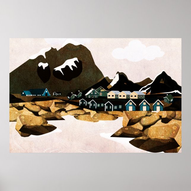 Poster Noruega (Frente)