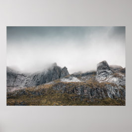Poster Noruega Lofoten Landscape Photo