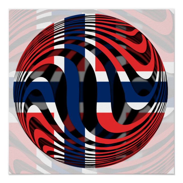 Póster Noruega nº 1 (Frente)