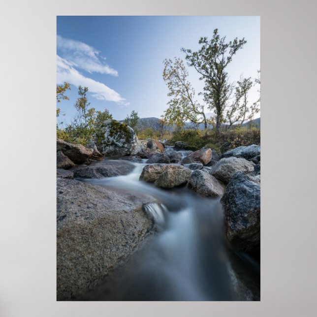 Poster Noruega Paisagem Natureza Foto (Frente)