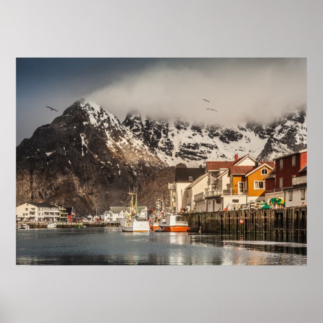 Poster Norway Henningsvaer (Frente)