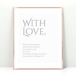 Poster Norwich Wedding Obrigado por participar do Sinal