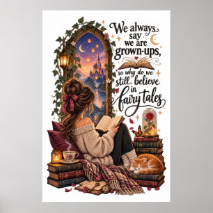 Poster Nós Ainda Acreditamos Em Contos De Fadas Bookish