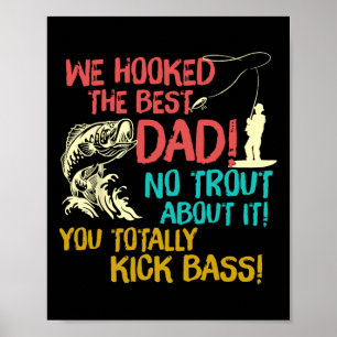 Poster Nós Amarramos O Melhor Pai Pescado Sobre O Pai