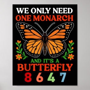Poster Nós Apenas Um Monarca E É Uma Borboleta 8647 Engra