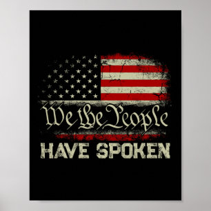 Poster Nós, As Pessoas, Ganhamos A Reeleição De Trump Vic