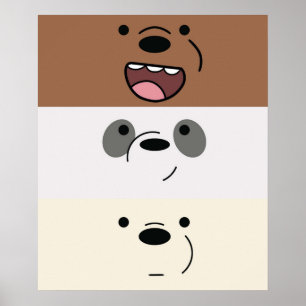 Poster Nós Bare Bears Bear Strips