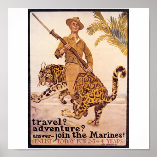 Poster nos Estados Unidos por volta de 1917
