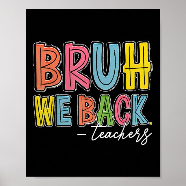 Poster Nós estamos de volta Professores Felizes Primeiro  (Frente)