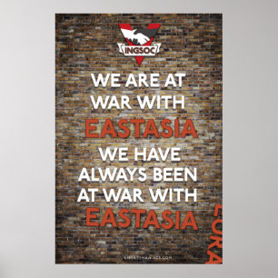 Poster Nós estivemos sempre na guerra com a Ásia Orient