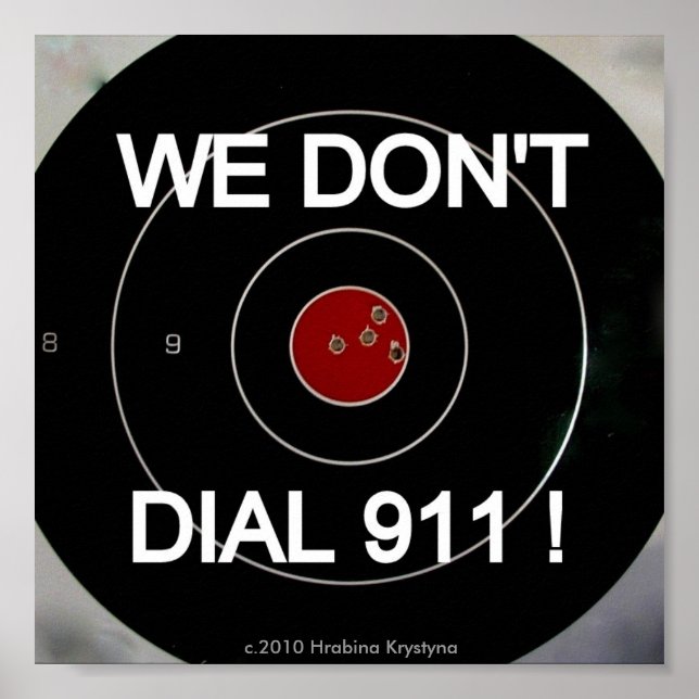 PÓSTER NÓS NÃO DESLIGAMOS O OBJETIVO DO 911 (Frente)