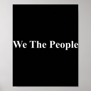 Poster Nós O Povo Estados Unidos Democracia Trump Protest