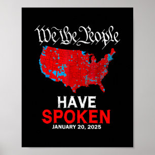 Poster Nós, O Povo, Falamos 20 De Janeiro De 2025 Trump E