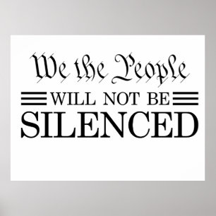Poster Nós, O Povo, Não Seremos Silenciados