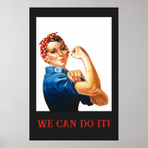 Nós podemos fazer isso Rosie the Riveter Women Pow