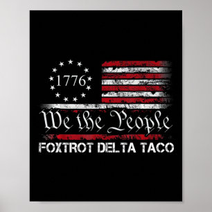 Poster Nós Povo Taco Foxtrot Delta Taco 1