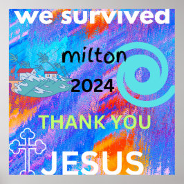 Poster nós sobrevivemos ao milton 2024
