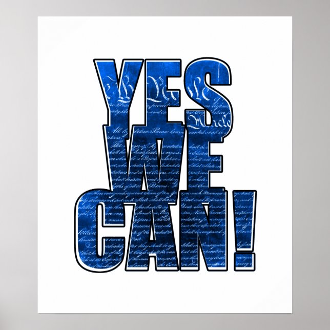 Poster Nós somos as Pessoas de Obama! (Frente)