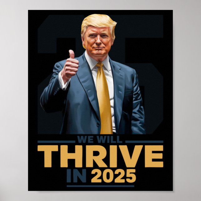 Poster Nós Vamos prosperar Em 2025! (Frente)