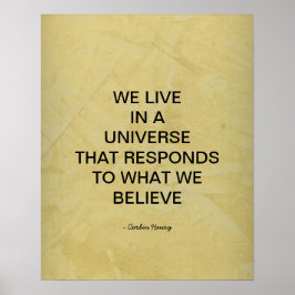 Poster Nós Vivemos Em Um Universo