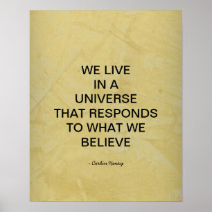 Poster Nós Vivemos Em Um Universo