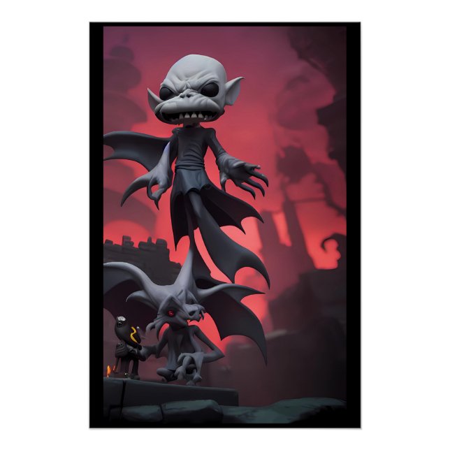 Póster Nosferatu Caminha Seu Lobisomem (Frente)