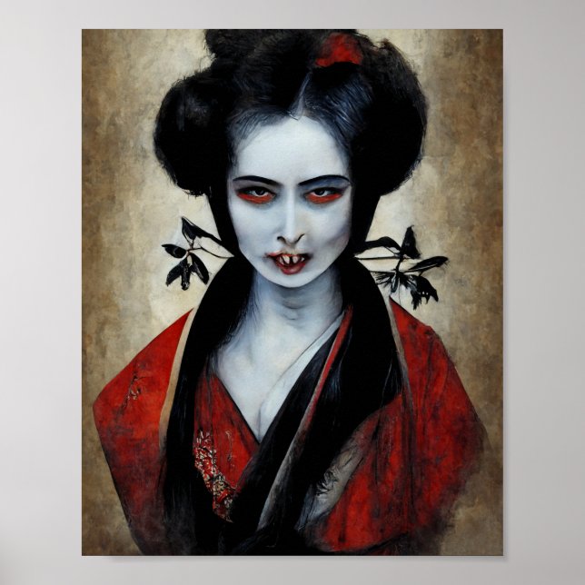 Poster Nosferatu Geisha | Retrato De Um Vampiro (Frente)