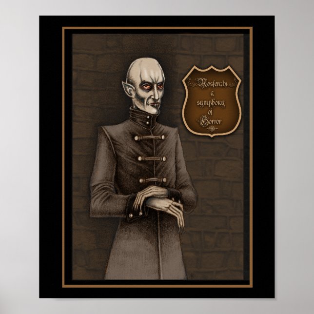 Poster Nosferatu, Sinfonia do horror (Frente)