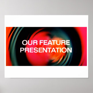 Poster Nossa Apresentação de Recursos (Matte Impressão)