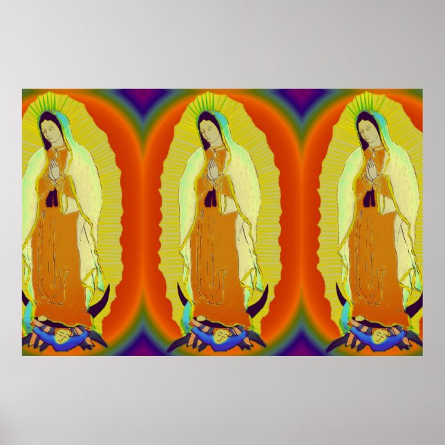 Póster nossa dama de guadalupe (Frente)