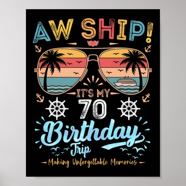 Poster Nossa! É minha viagem de 70º aniversário  (Frente)