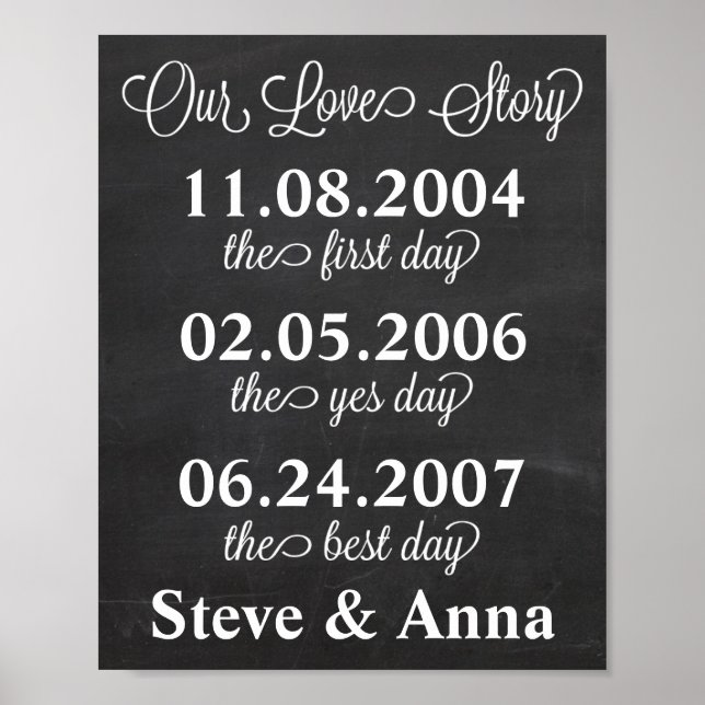 Poster Nossa História de Amor (Frente)