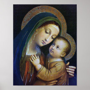 PÓSTER NOSSA IMAGEM DA SENHORA BOM CONSELHO DEVOCIONAL