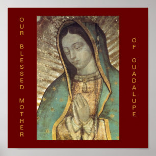 POSTER NOSSA MÃE ABENÇOADA DE GUADALUPE