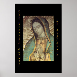 PÓSTER NOSSA MÃE ABENÇOADA DE GUADALUPE