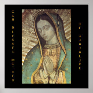PÓSTER NOSSA MÃE ABENÇOADA DE GUADALUPE