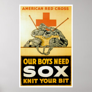 Póster Nossa malha do ~ do Sox da necessidade dos meninos
