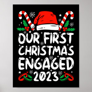 Poster Nossa Primeira Família De Casais De Natal Engajado